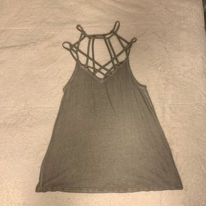 American Eagle Cage Neck Tank